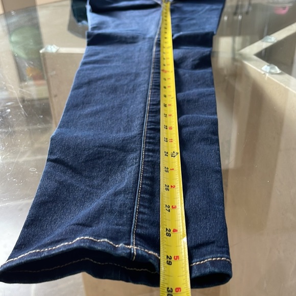 American Eagle for aerie, 12 jeggings, dark wash, cotton/poly/spandex, EUC - Picture 5 of 11